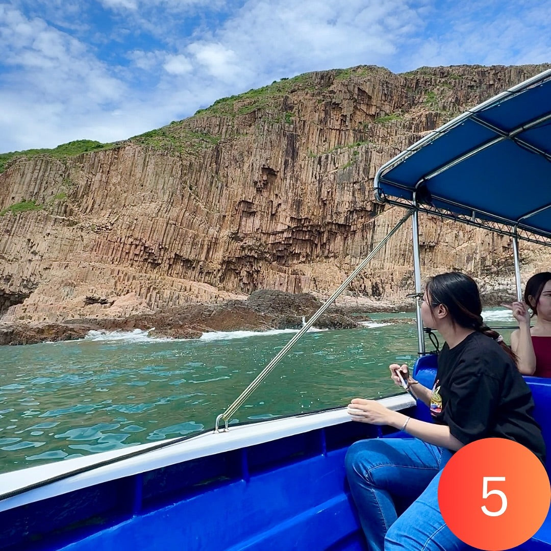 Hong Kong Geopark Four Sea Arches Volcano Sightseeing Boat Tour